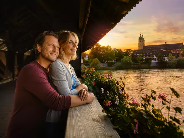 Pärchen-Brücke-Blick-Münster