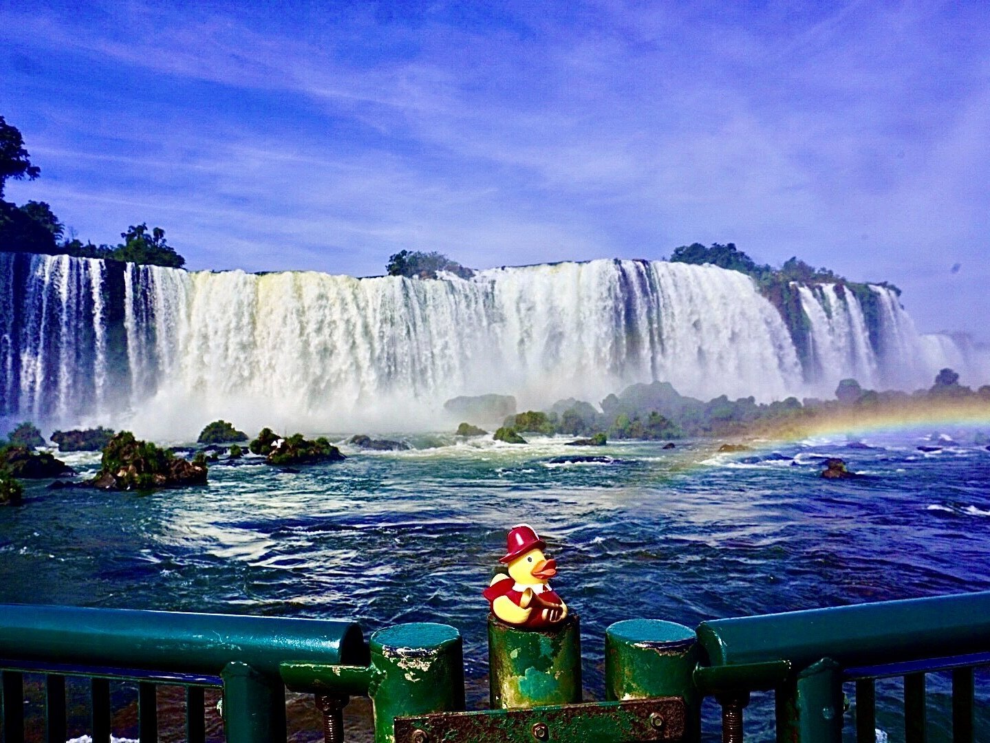  Werner an den Iguazú Wasserfällen (Agentinien) 
