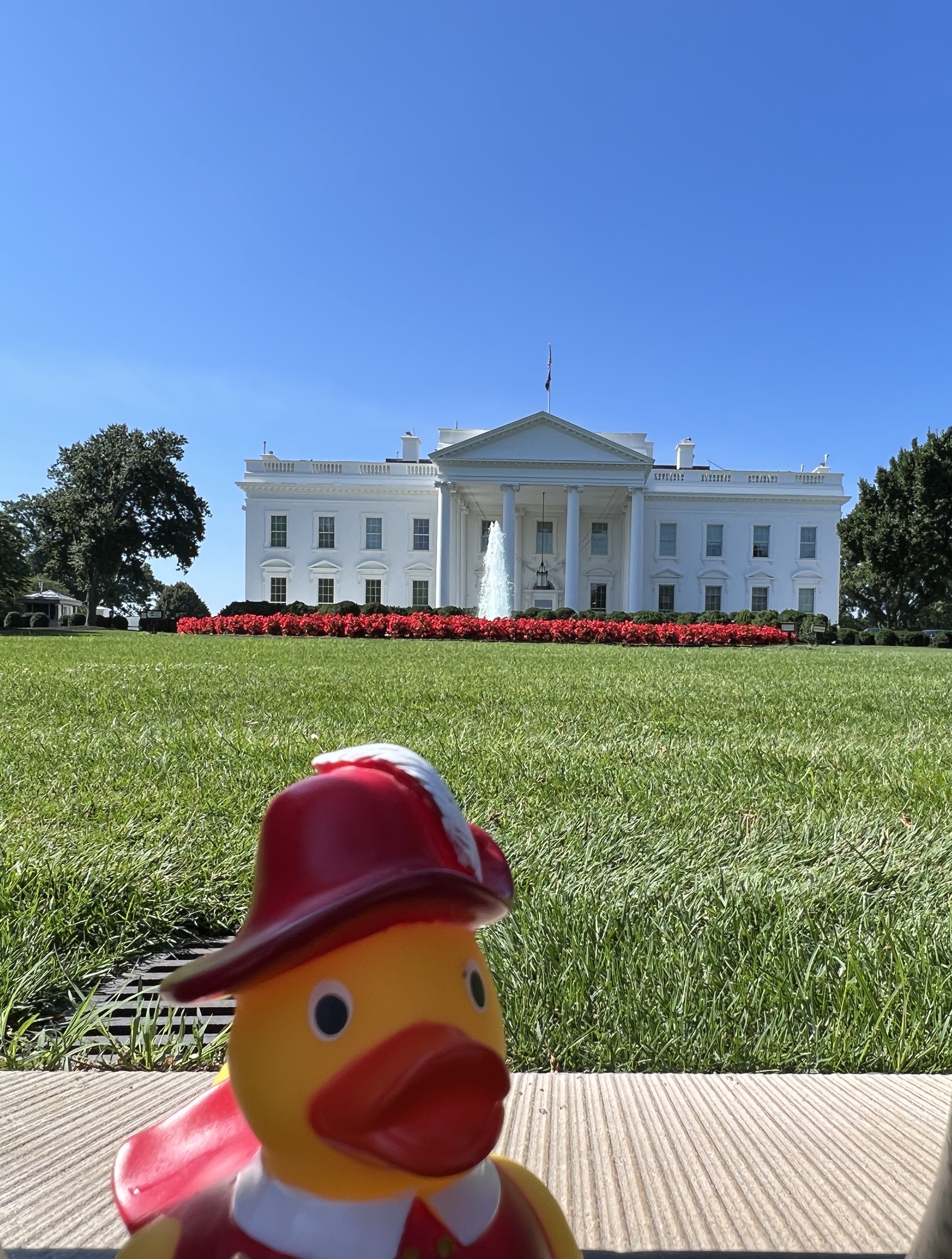  Werner vor dem Weißen Haus, Washington D.C. (USA) 