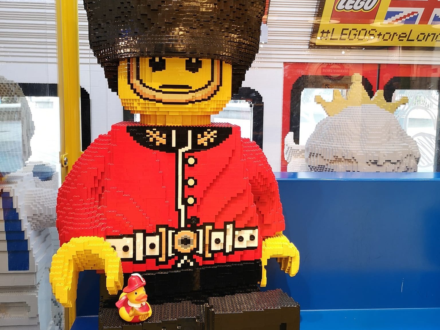  Werner im Lego Store London (Großbritannien) 