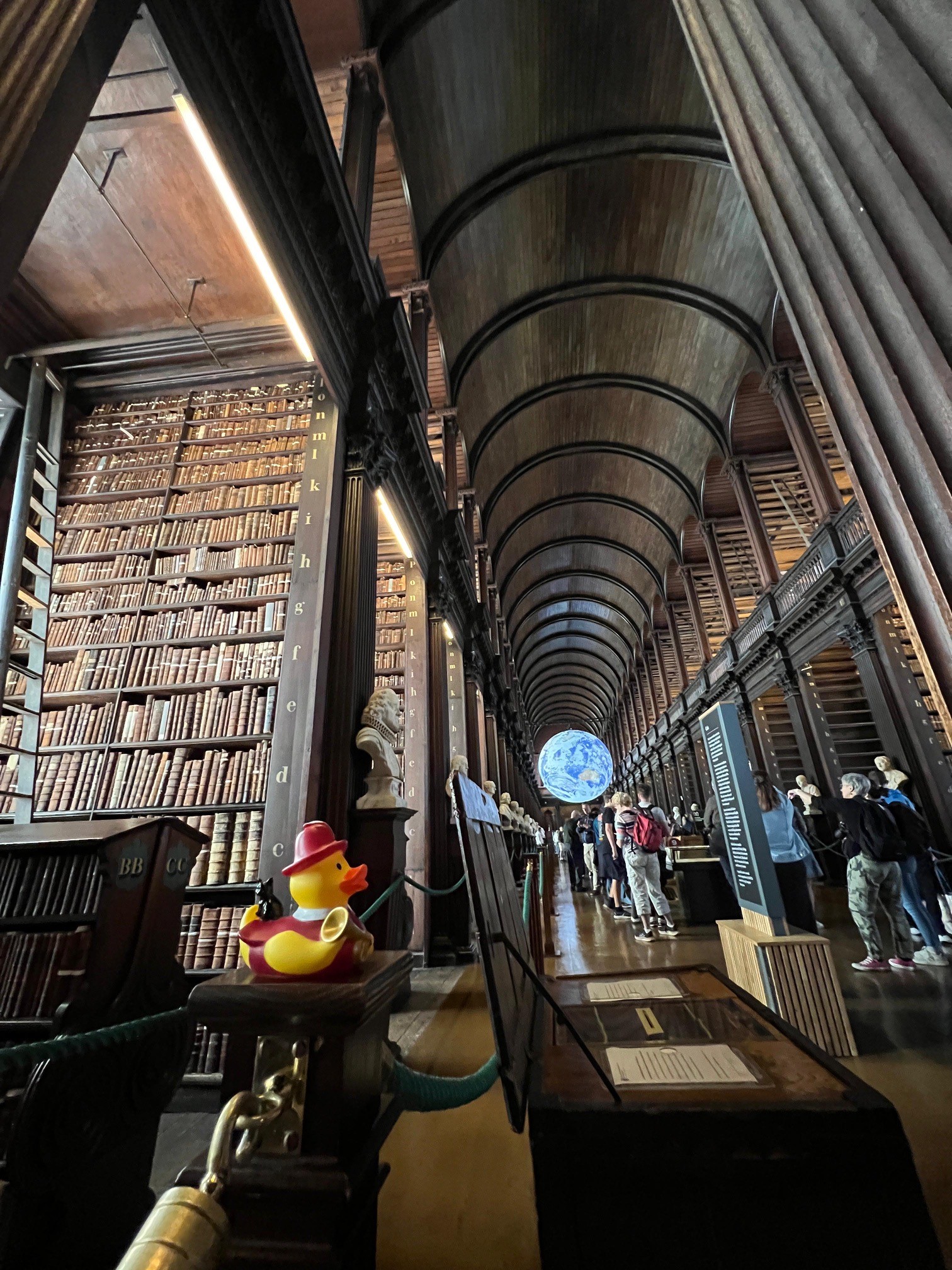  Werner im Trinity College Dublin (Irland) 